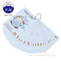 OEM Design Educational Flash Card Set With Rings